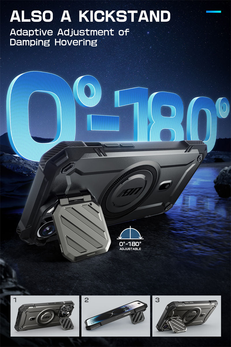 Full Body Rugged Case with Camera Cover & Built-in Kickstand For iPhone Pro Max - Premium Mobile Phone Cases from SUPCASE - Just $49! Shop now at Dressmycell.com Full Body Rugged Case with Camera Cover & Built-in Kickstand For iPhone Pro Max - Premium Mobile Phone Cases from SUPCASE - Just $49! Shop now at Dressmycell.com